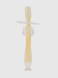Силіконова зубна щітка з обмежувачем Мегазайка 0707 Жовтий (4826077007072) Фото 1 з 3