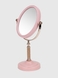Дзеркало жіноче на ніжці 7123-5 Рожевий (2000990567345A) Фото 1 з 4
