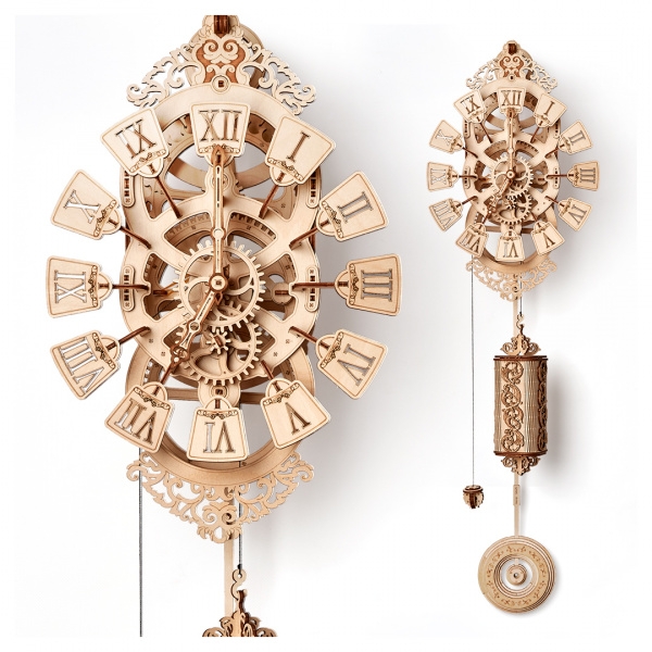 Фото Механічно сувенірно-колекційна модель "Маятниковий годинник" Pendulum clock 0548 (4820195190548)
