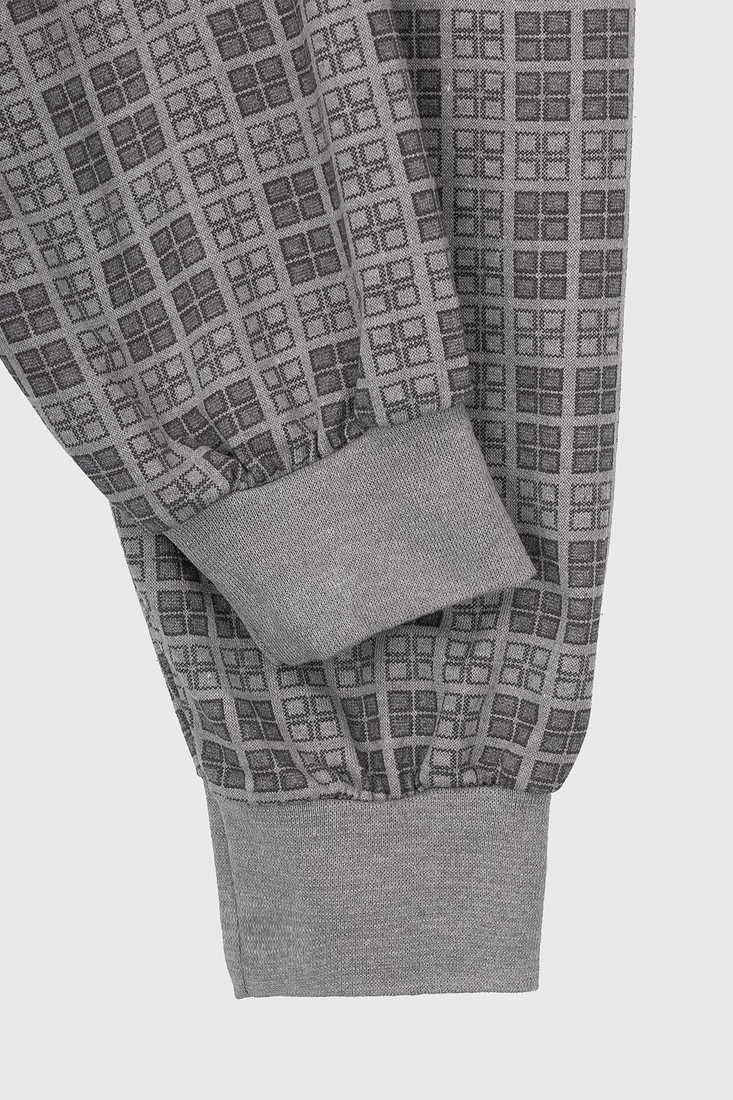 Фото Піжамні штани чоловічі KESIMOGLU Квадрат/сірий L Сірий (2000990245960А)