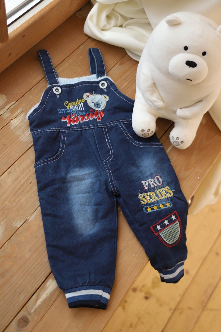 Фото Комбинезон джинсовий для хлопчика зима Payas 0320 Синій 92 см (2000903723479W)