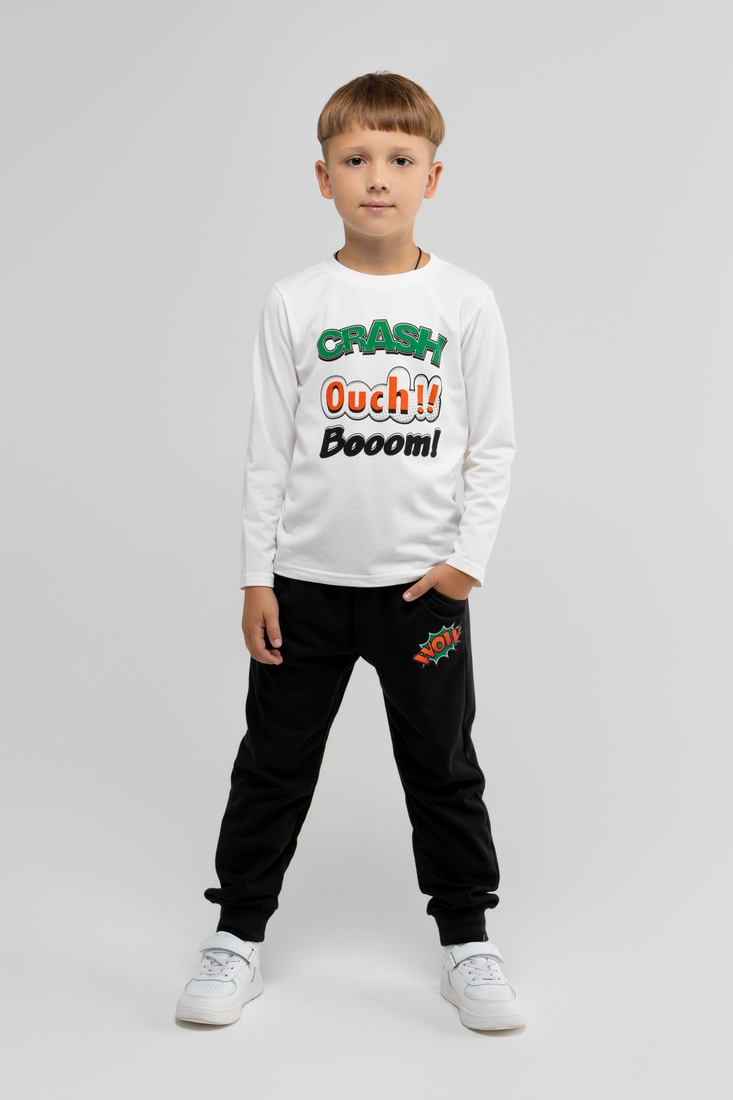 Фото Костюм для мальчика S&D KK1341 кофта + лонгслив + штаны 140 см Зеленый (2000989917007D)