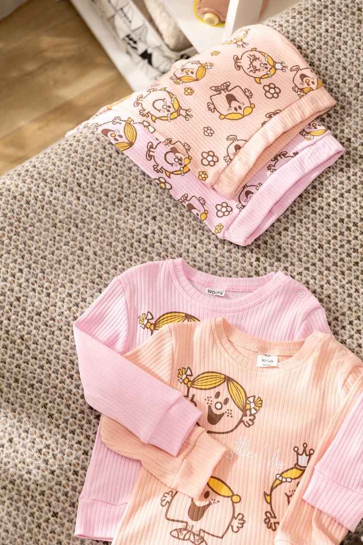 Фото Костюм (світшот+штани) для дівчинки Baby Show 0003 68 см Рожевий (2000990338686D)