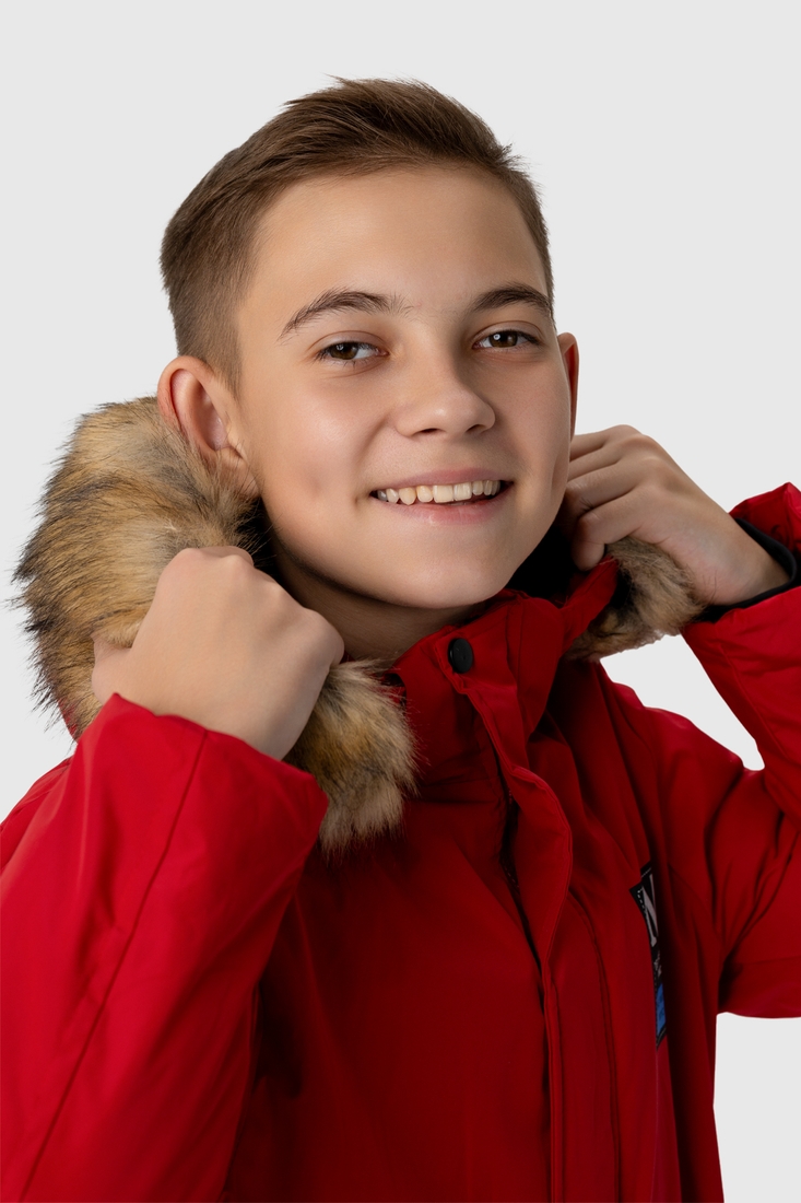 Фото Куртка еврозима для мальчика Неслухнянки 8868 128 см Красный (2000990082404W)