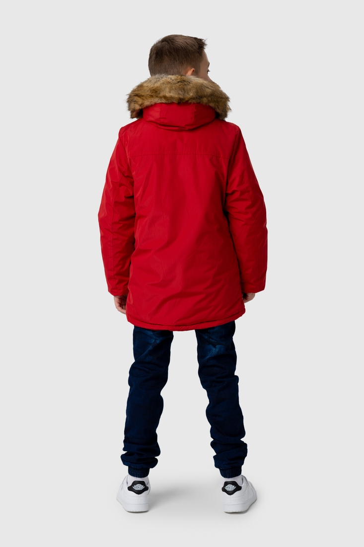 Фото Куртка єврозима для хлопчика Неслухнянки 8868 128 см Червоний (2000990082404W)