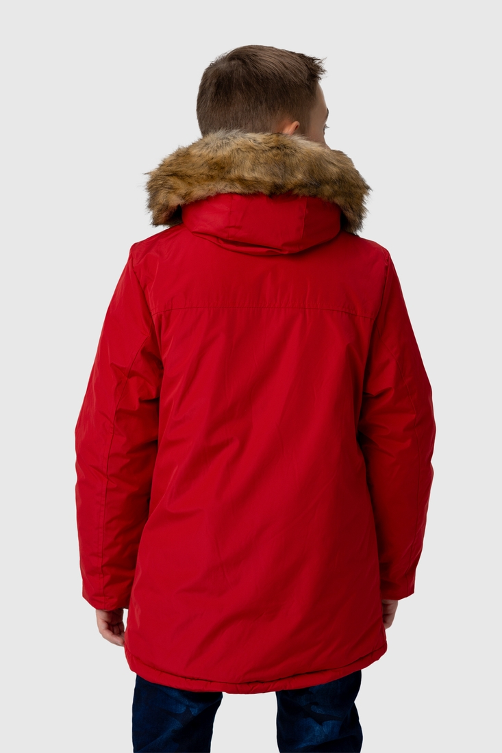 Фото Куртка єврозима для хлопчика Неслухнянки 8868 170 см Червоний (2000990082442W)