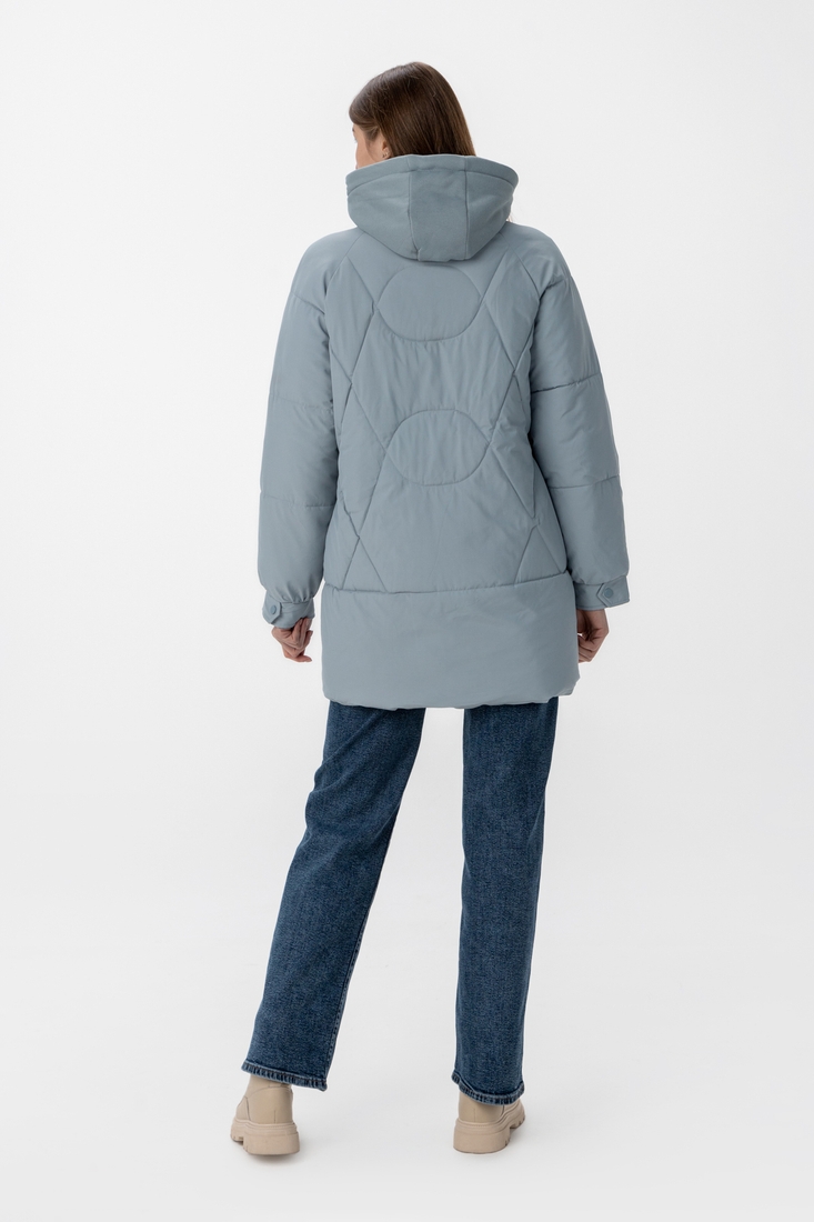 Фото Куртка жіноча 8316 M Сіро-блакитний (2000990140173W)