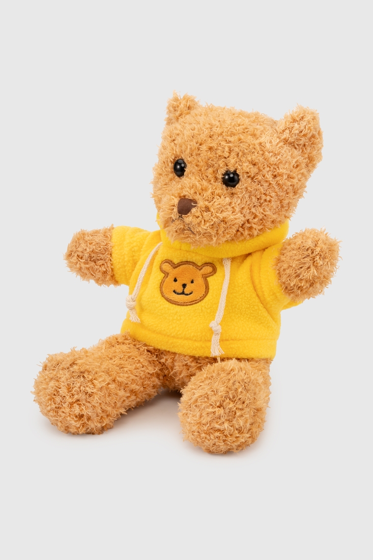 Фото Мягкая игрушка Медвежонок QINLUGONGYIWANJUCHANG QLI6201 Желтый (2000990378101)