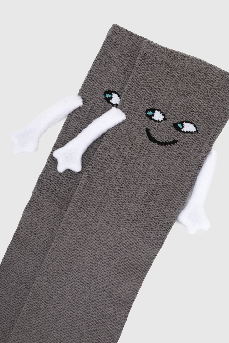 Фото Шкарпетки для дівчинки Duha Магнітні ручки 35-40 Темно-сірий (2000990514493A)