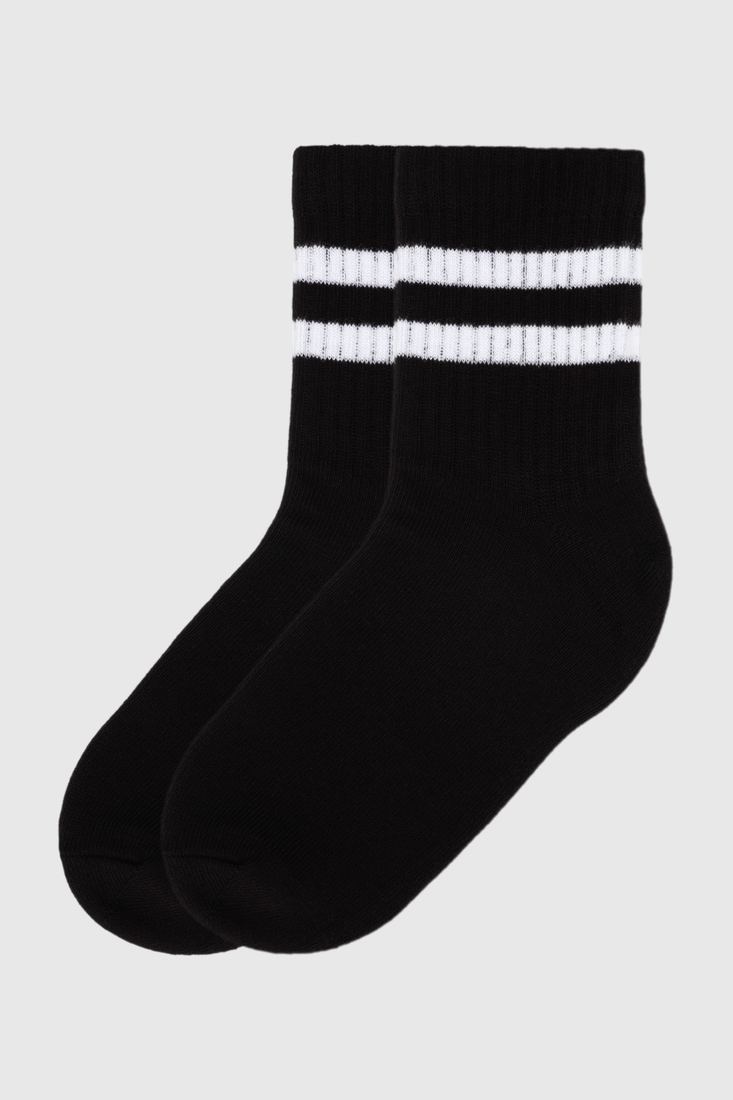 Фото Шкарпетки для хлопчика Premier Socks Смужка 23-25 Чорний (4820203339464A)