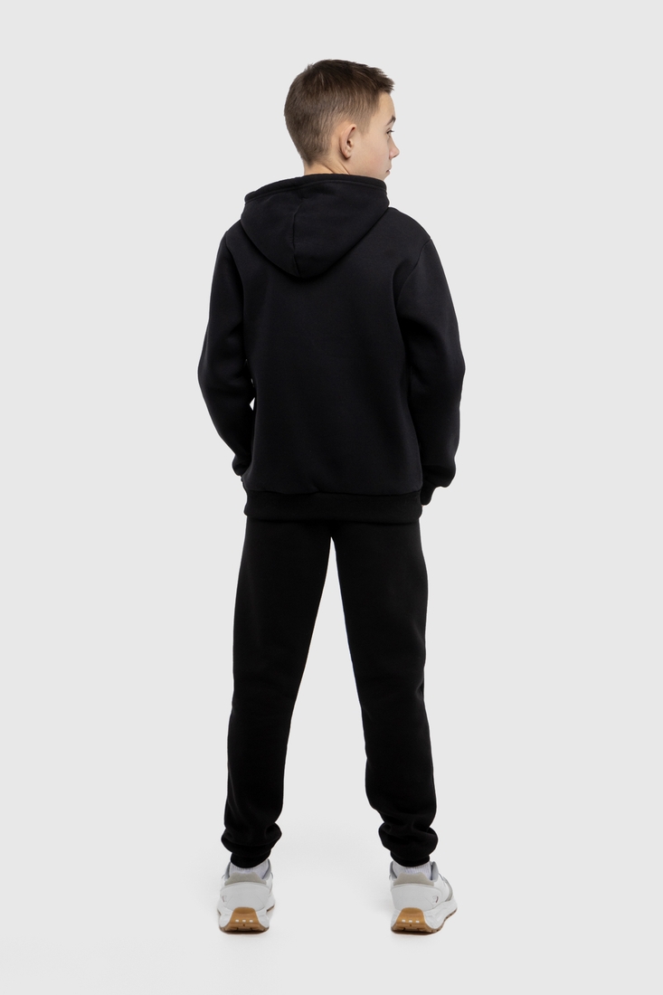 Фото Спортивні штани однотонні для хлопчика Atescan 2204 176 см Чорний (2000990130600W)
