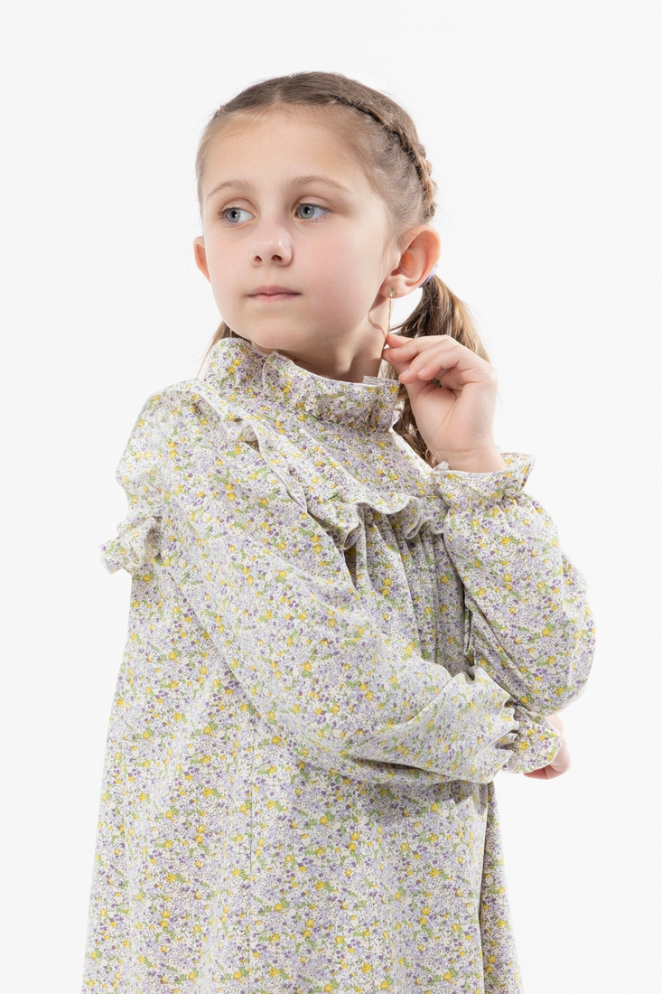 Фото Платье с узором для девочки Tais №6 140 см Фиолетовый (2000989685265D)