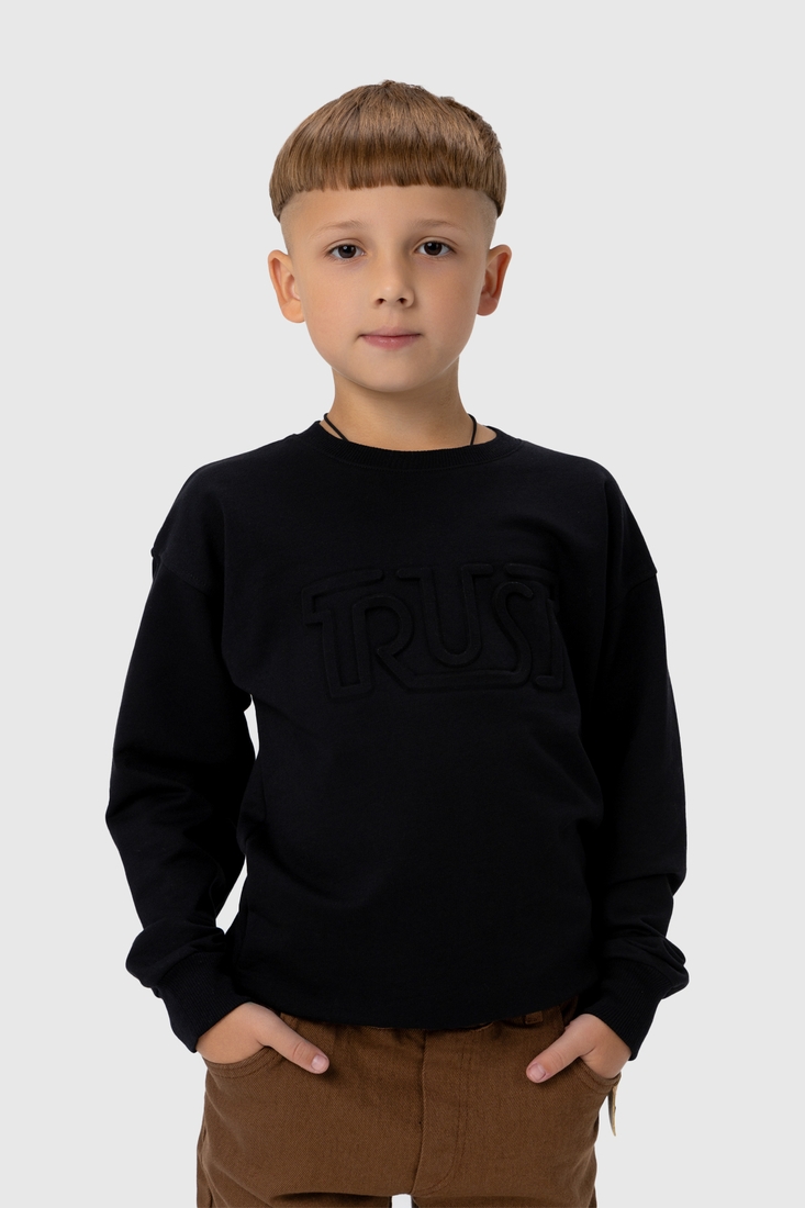 Свитшот с принтом для мальчика ADK 2952 134 см Черный (2000990044976D)