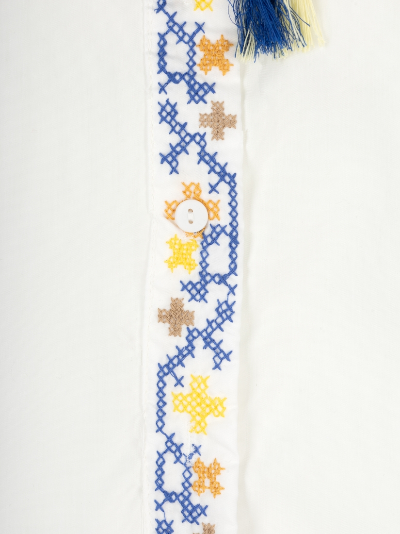 Фото Вишиванка сорочка з принтом жіноча Es-Q 5544 L Білий (2000990591142A)