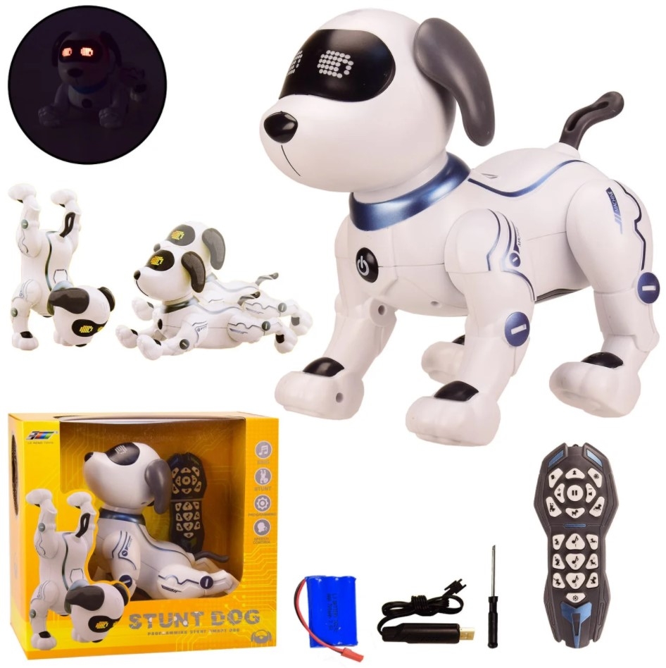 Фото Інтерактивна собака робот на радіоуправлінні з звуковими та світловими ефектами K16 (2002006388210)