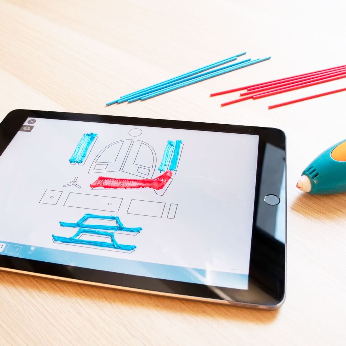 Фото Набір для 3D-ручки 3Doodler Start Анімація (48 стрижнів, шаблон, аксесуари) (817005021042)