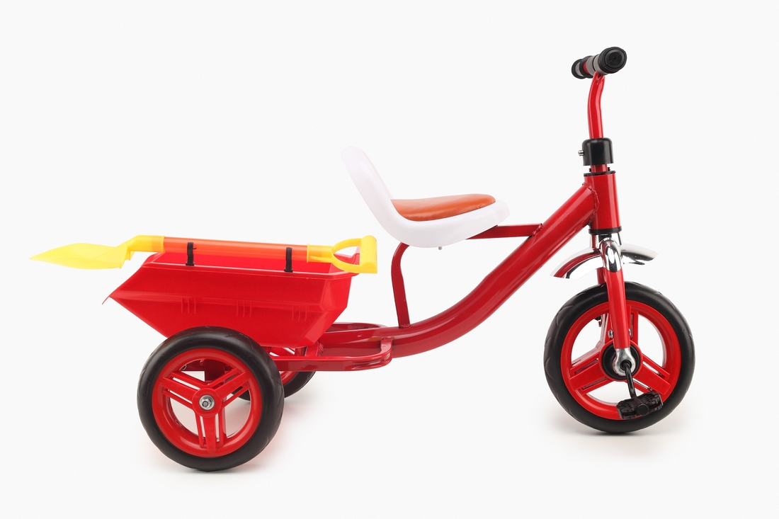 Фото Велосипед 3-х колесный (стальной сплав) 6611 R Красный (2000904367245)