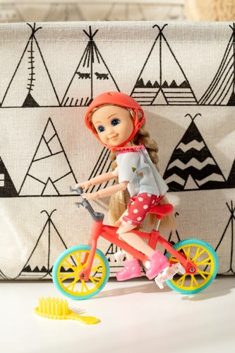 Фото Игрушка Кукла 55836 Велосипед Разноцветный (2000990078667)