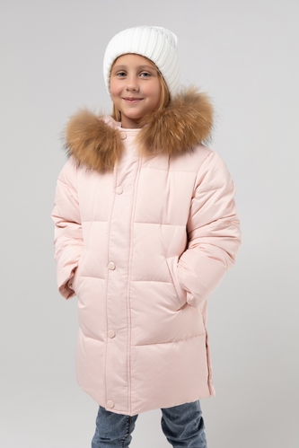 Фото Куртка для дівчинки XZKAMI 1368 134 см Рожевий (2000989664789W)
