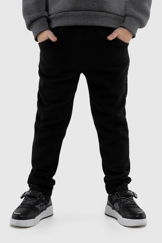 Фото Спортивні штани однотонні для хлопчика Atabey 30358.0 128 см Чорний (2000990158505W)