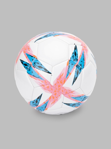Фото Мяч футбольный YIWUDAIWEISIQIUYE DWS41868 Бело-розовый (2000990542021)