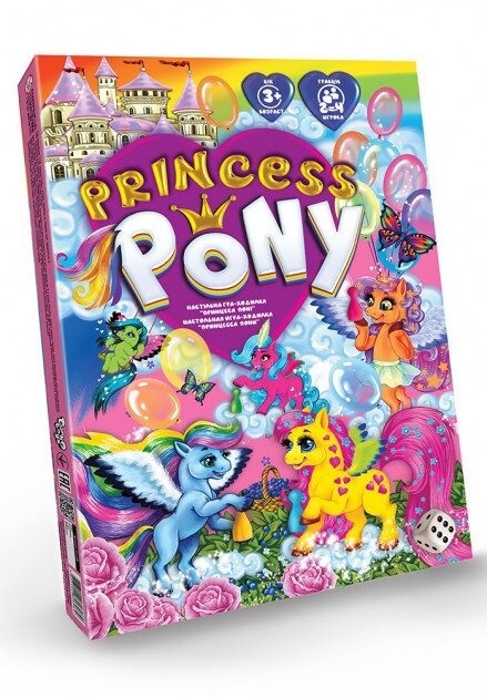 Фото Гра настільна Danko Toys Princess Pony (DTG96) (2000903505884)