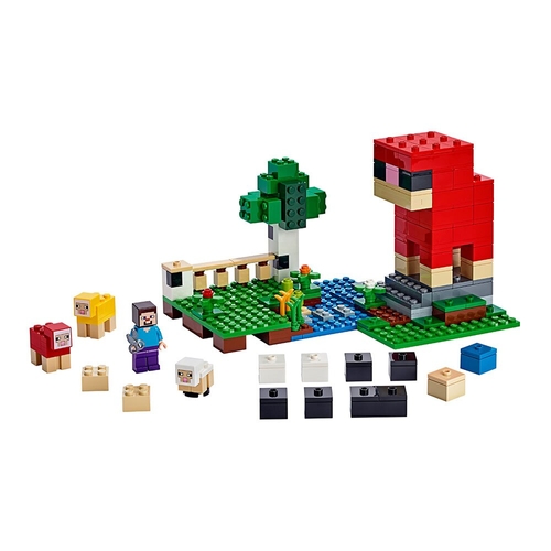 Фото Конструктор LEGO Minecraft Шерстяная ферма (21153)