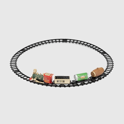 Фото Дитяча залізниця 3118C зі світловими та звуковими ефектами 14 елементів Різнокольоровий (2000989944362)