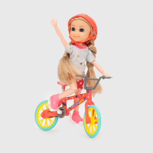 Фото Іграшка Лялька 55836 Велосипед Різнокольоровий (2000990078667)
