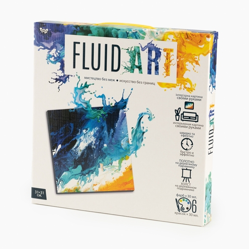 Фото Креативное творчество "Fluid ART" Danko Toys FA-01-02 Разноцветный (2000989845126)