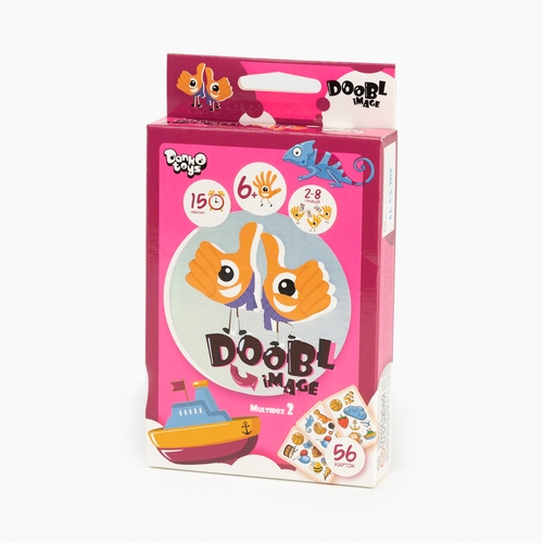 Фото Настільна розважальна гра "Doobl Image Miltibox-2" Danko Toys DBI-02-02 Різнокольоровий (2000989844051)