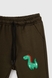 Спортивные штаны с принтом для мальчика Pitiki 9786 92 см Хаки (2000990045362D) Фото 3 из 5