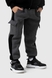 Спортивні штани для хлопчика манжет з принтом Atescan 1104 152 см Графітовий (2000990223425W) Фото 2 з 13