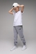 Спортивні штани для хлопчика однотонні X-SHOW 11195 176 см Сірий (2000989445494D) Фото 4 з 10