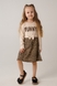 Сукня з принтом для дівчинки Atabey 50352.0 92 см Бежевий (2000990423795D) Фото 1 з 12