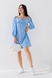 Сукня з візерунком жіноча LAWA WTC02380 XL Блакитно-білий (2000990671042S) Фото 2 з 13