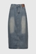 Спідниця джинсова жіноча 617 XL Синій (2000990376862D) Фото 5 з 8