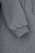Худи однотонный женский 130-K 56 Серый (2000990206435W) Фото 13 из 15