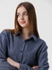 Сукня-рубашка жіноча 2411 2XL Синій (2000990505071D) Фото 4 з 16