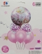 Фото Набір повітряних кульок Baby-girl 1212-11-Р 6 шт. Рожевий (2000990671547)