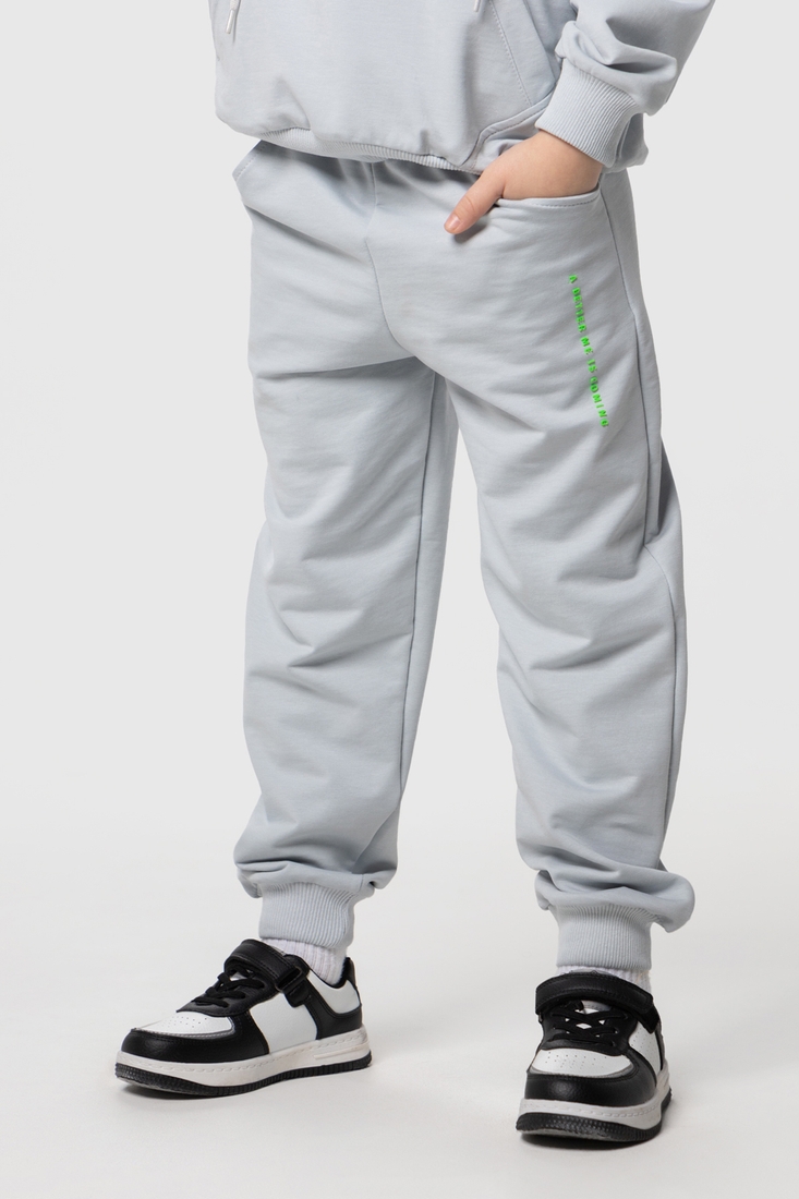 Фото Костюм для хлопчика (худі+штани) Ecrin 2502 140 см Сірий (2000990239907D)