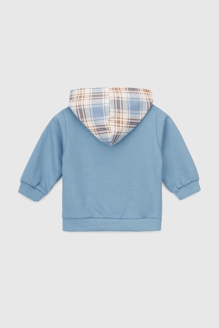 Фото Костюм (боді+кофта+штани) для хлопчика Mini Papi 0420 56 см Блакитний (2000990483508D)