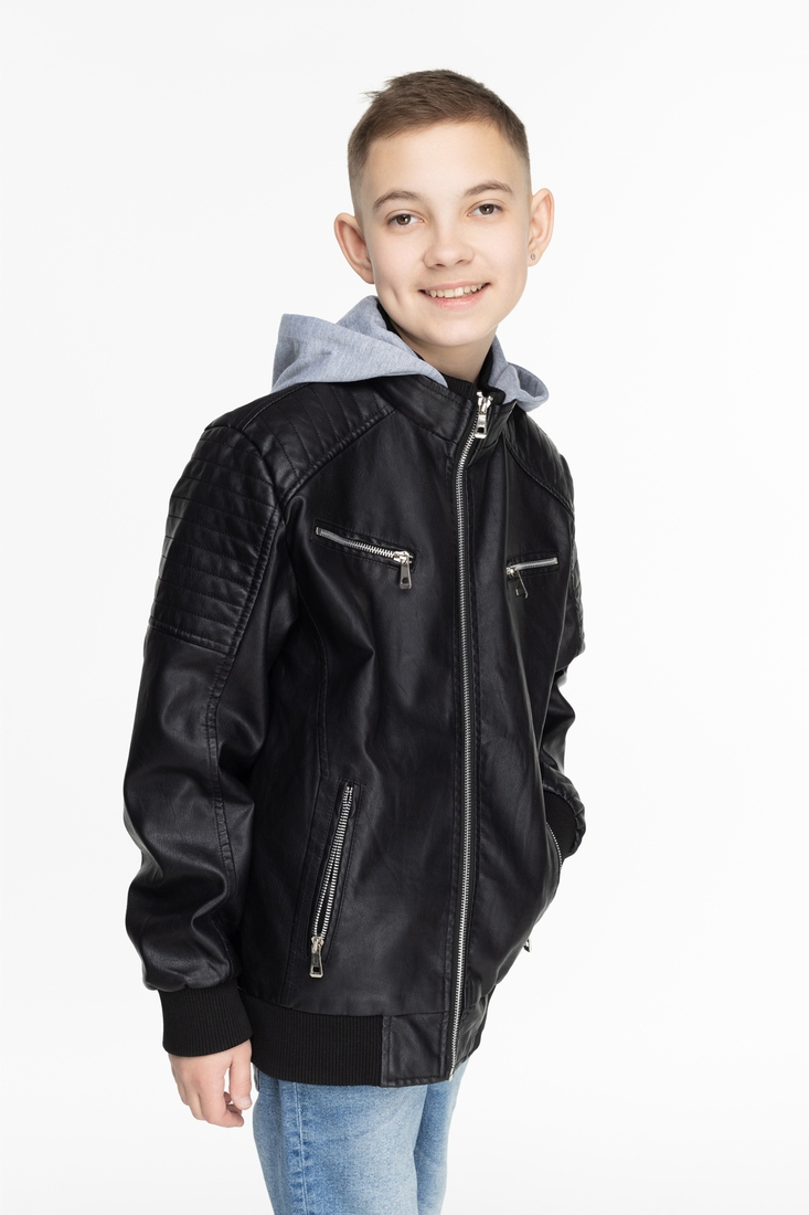 Фото Куртка для хлопчика Activa Sport YM-316 164 см Чорний (2000989561002D)