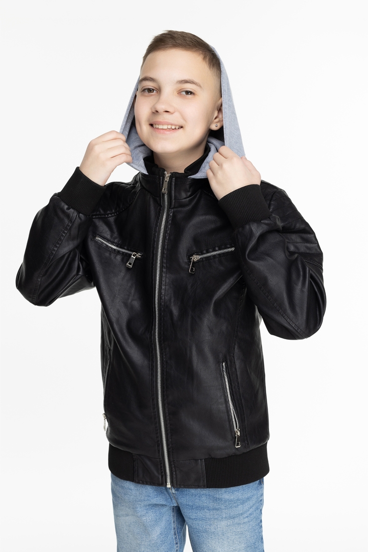 Фото Куртка для хлопчика Activa Sport YM-316 164 см Чорний (2000989561002D)