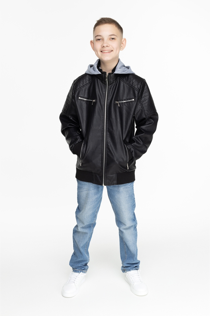 Фото Куртка для хлопчика Activa Sport YM-316 134 см Чорний (2000989560944D)