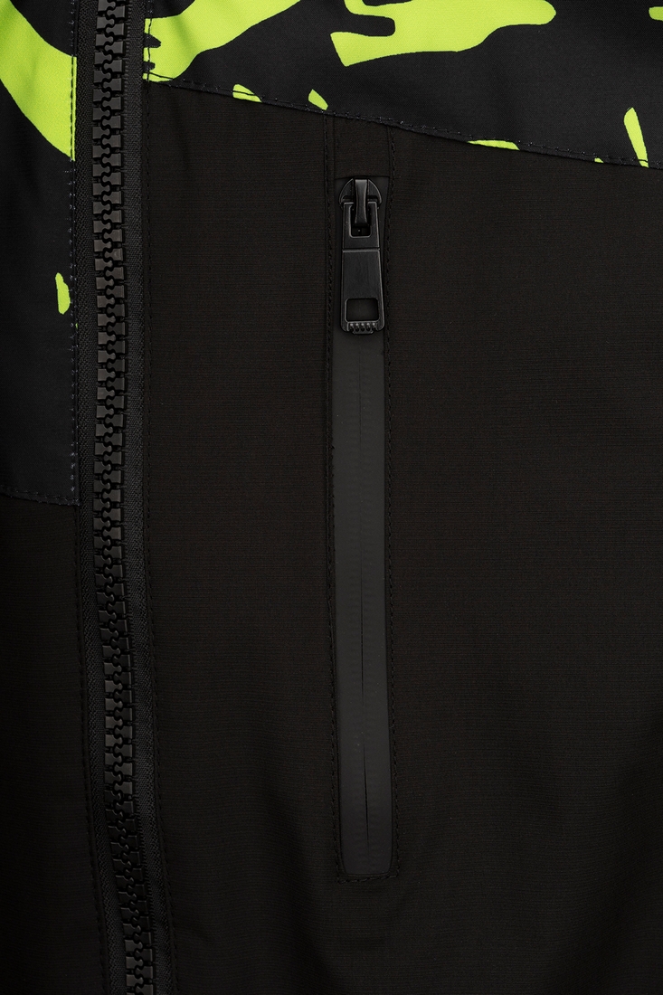 Фото Куртка мужская 8026 46 Черно-зеленый (2000990364500D)