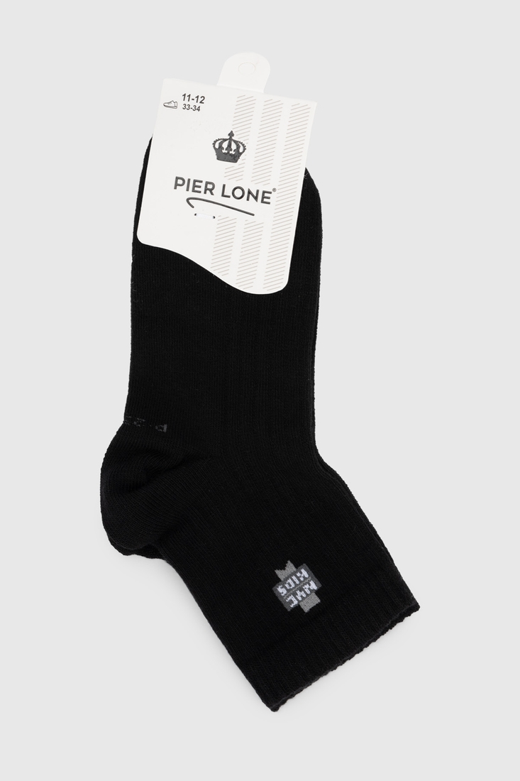 Фото Шкарпетки для хлопчика PierLone P-2384 5-6 років Чорний (2000990596901A)
