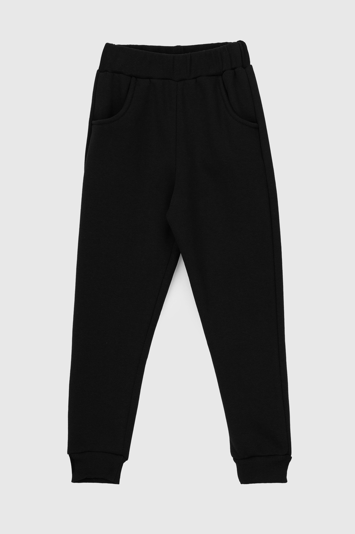 Фото Спортивні штани однотонні для хлопчика Atabey 30358.0 140 см Чорний (2000990158536W)