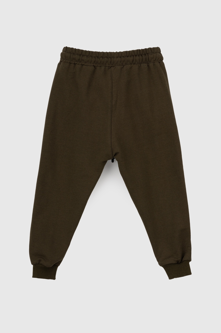 Фото Спортивные штаны с принтом для мальчика Pitiki 9786 92 см Хаки (2000990045362D)