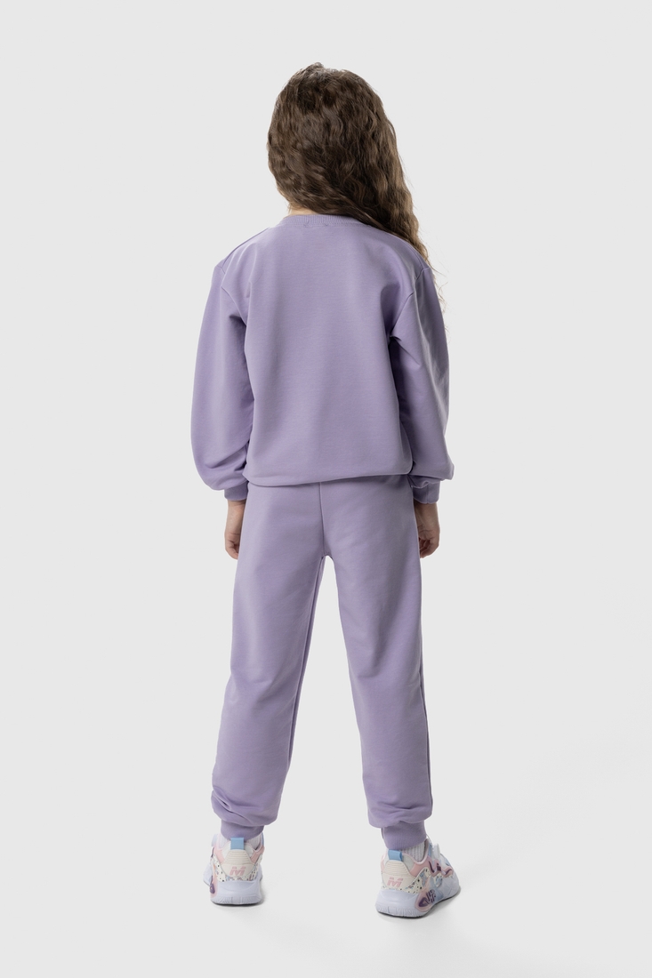 Фото Спортивные штаны однотонные для девочки Atabey 10351.1 116 см Лиловый (2000990156334D)